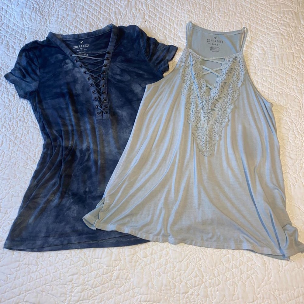 2 Like New American Eagle Soft & Sexy Tops